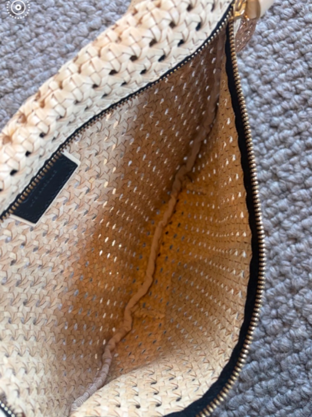 Clare V Cream Grande Fanny Bag Like new! - Picture 5 of 5